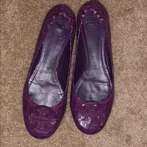 Purple Tory Burch Flats